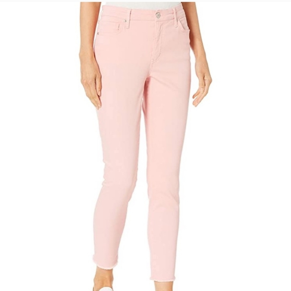 Vintage America Light Pink Jeans 14 High Rise Crop Pastel